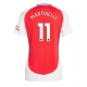 Arsenal Gabriel Martinelli #11 Replike Domaci Dres za Ženska 2024-25 Kratak Rukav